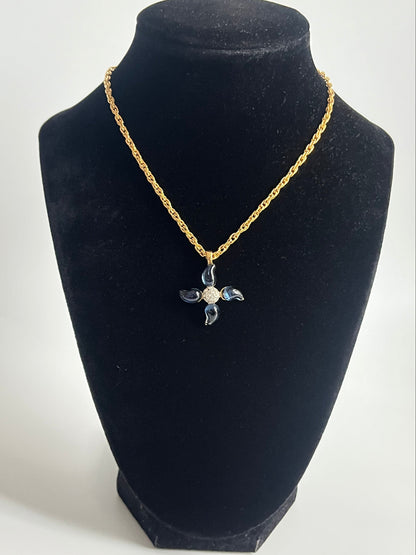 Vintage Nina Ricci necklace Gripoix pendant