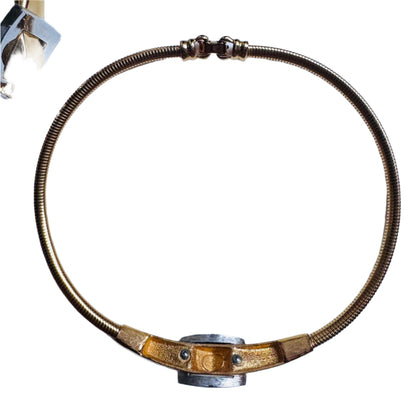 Vintage GIVENCHY necklace  omega buckle pendant