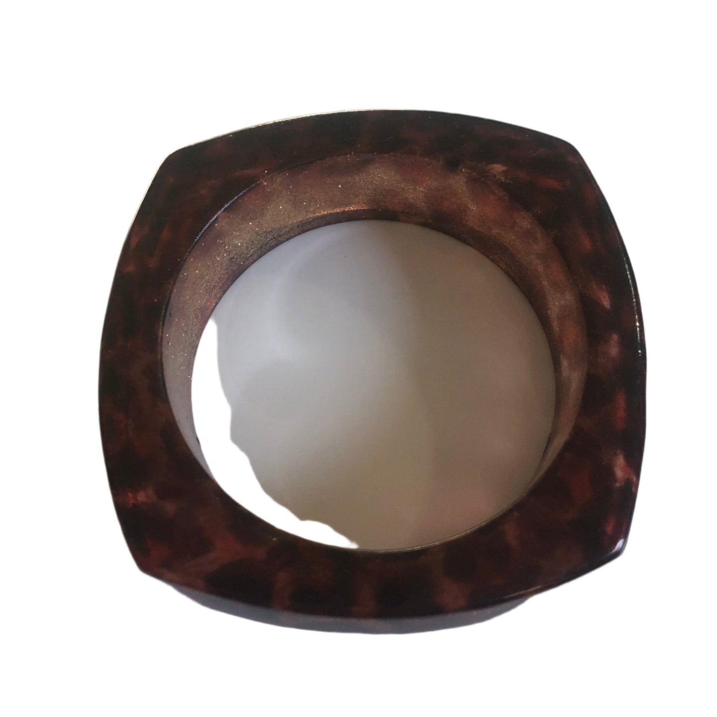 Vintage bracelet lucite chunky animal print