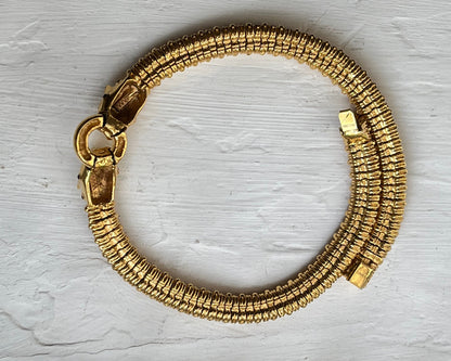 Vintage CINER necklace panther heads