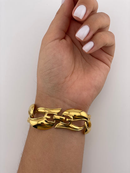Vintage GIVENCHY swirl  bracelet