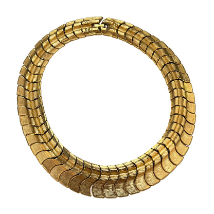 Vintage Les Bernard necklace collar enamel